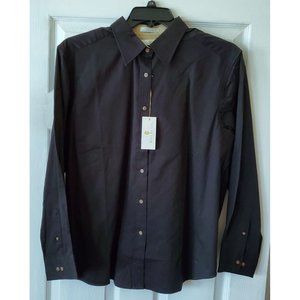 BILL BLASS PREMIUM LADIES WOMENS BUTTON DOWN LONG SLEEVE DRESS SHIRT 2XL NWT